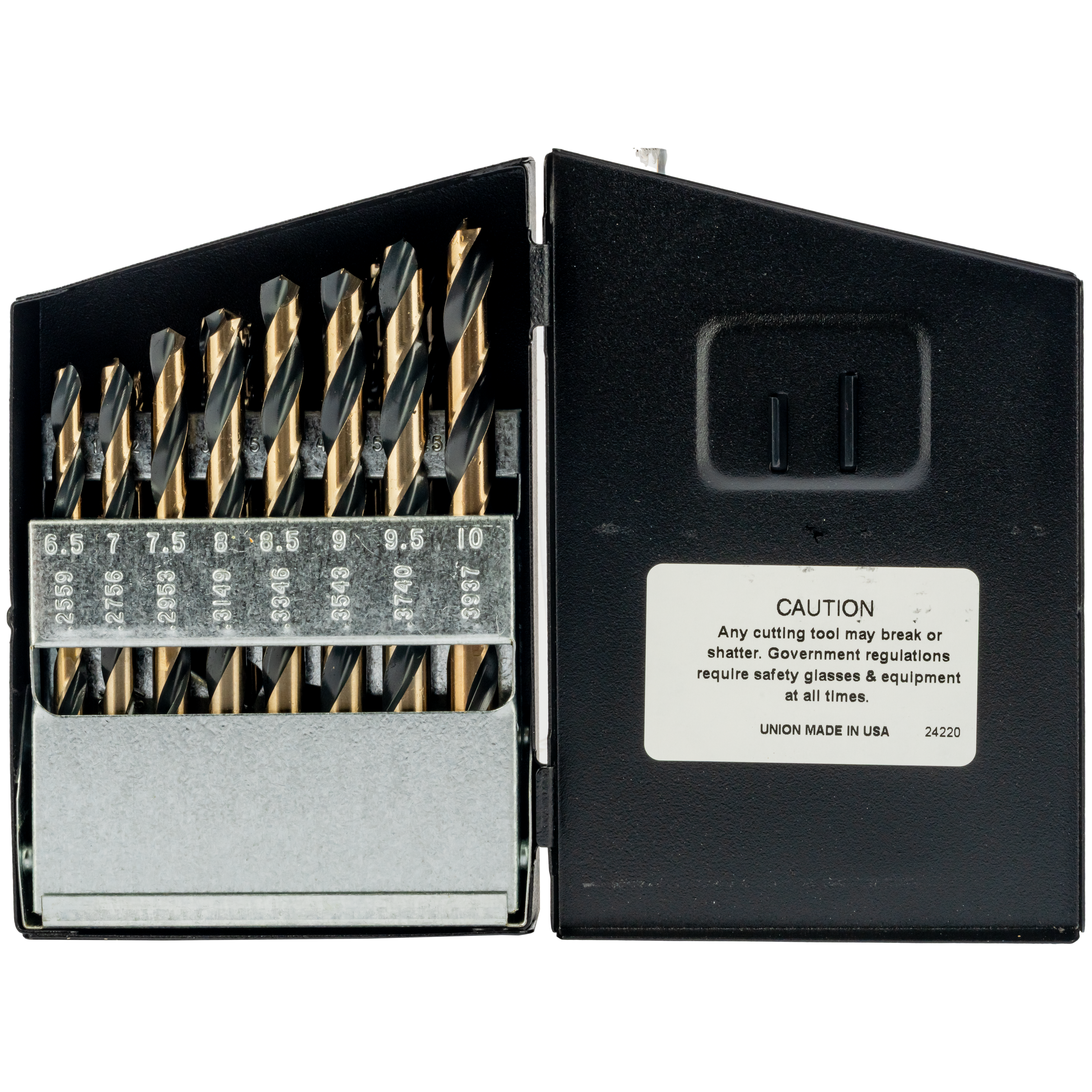 Kwik Cut&reg; Metric Drill Index - 1.00mm to 10mm by .5mm